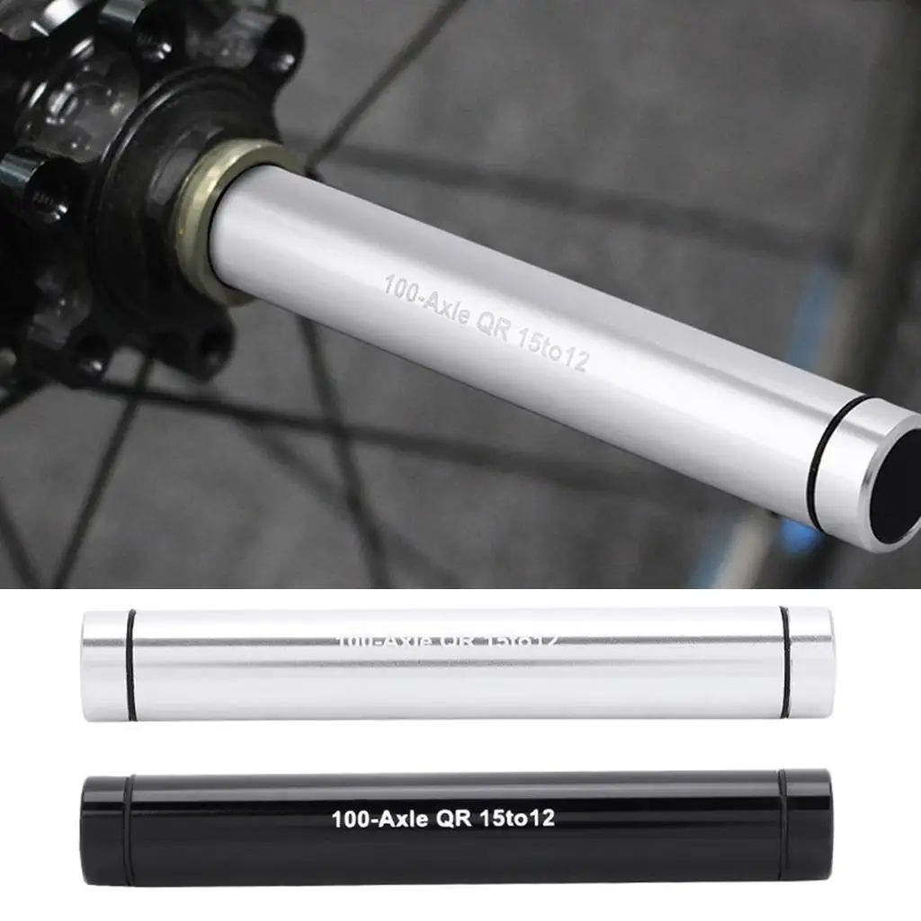 Bicycle Front Fork Axle Barrel Converter Lightweight CNC Processed for Bike Wheel Hub 15 to 12mm Cycle Skewer Component