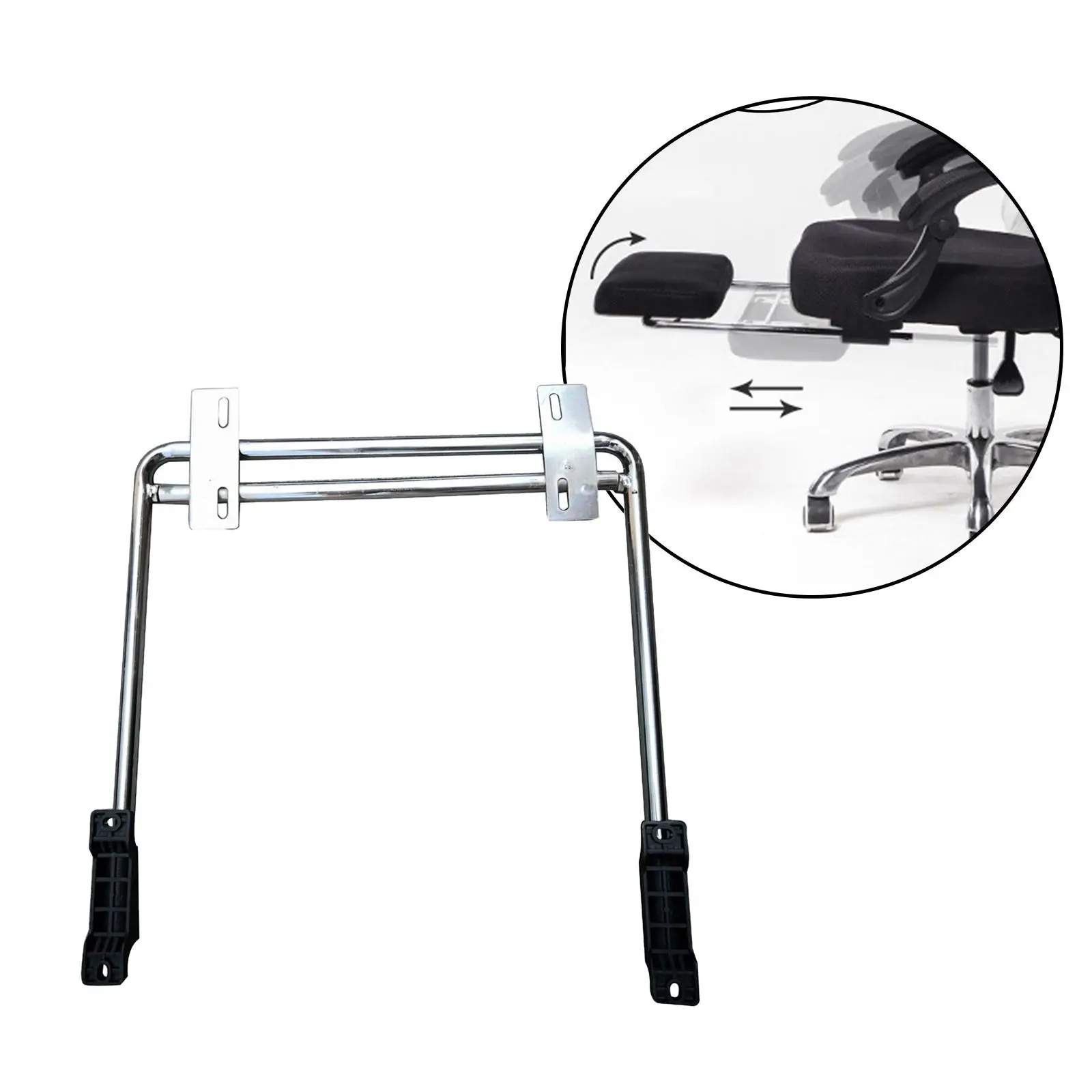 

Plating Office Chair Pedal Stable Foot Pad under Desk Footrest for Mesh Chair Accessories