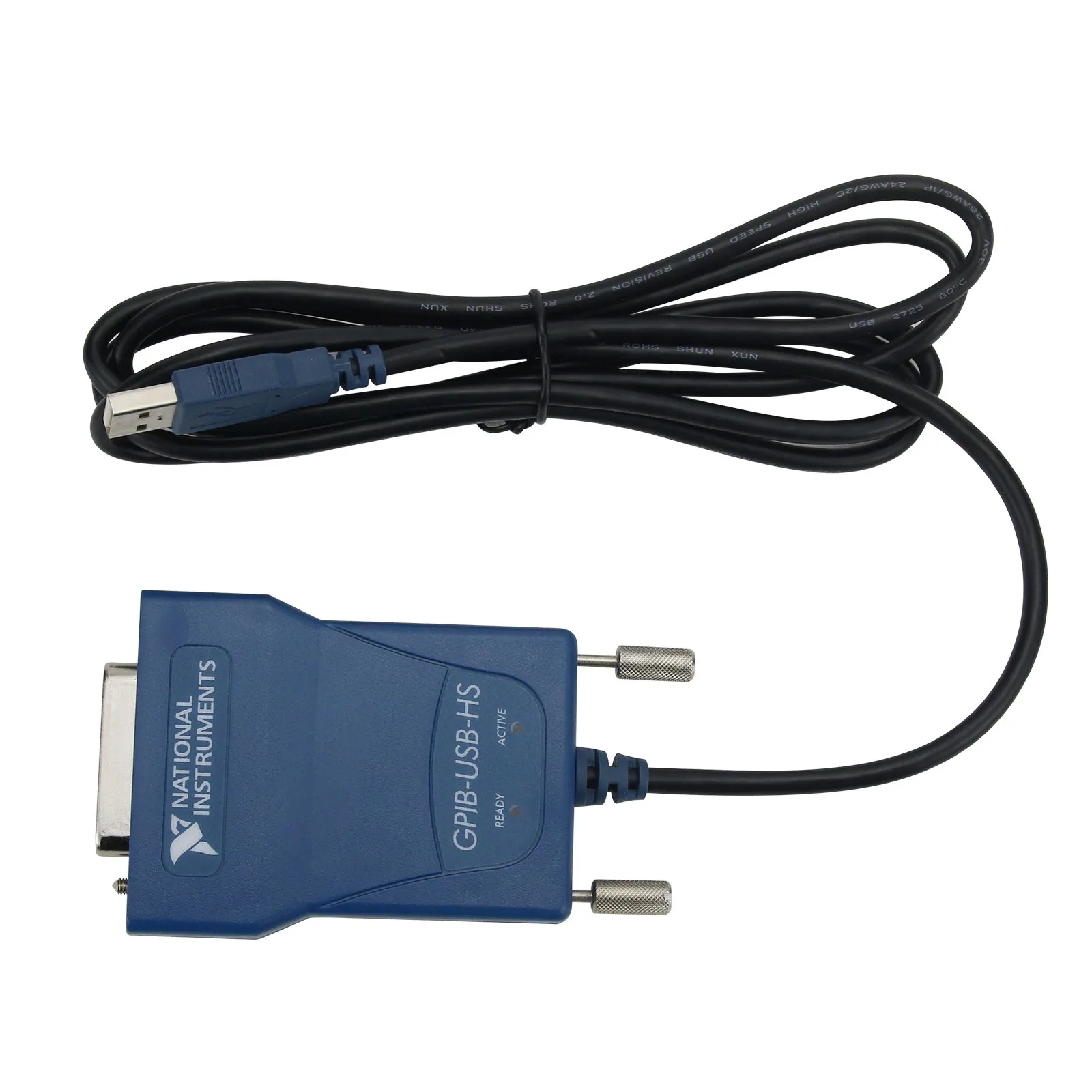 Adaptador de interface National Instruments GPIB-USB-HS IEEE 488 com chip original
