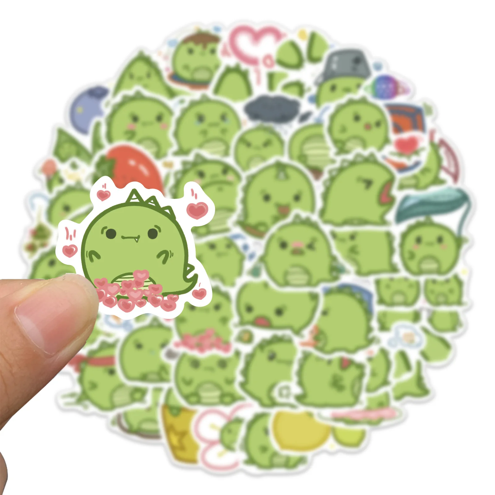10/30/50pcs Original Hand-painted Cartoon Dinosaur Graffiti Sticker Kawaii Cute Art Aeshtetic Animal Diy Laptop Decal Sticker