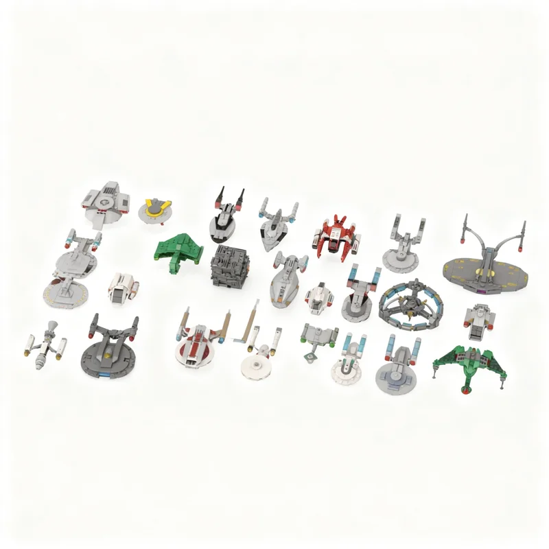 

1951pcs MOC Ultimate Star Trek Advent Calendar Model Building Blocks Construction Toy Christmas Gifts DIY Creative Idea Assemble