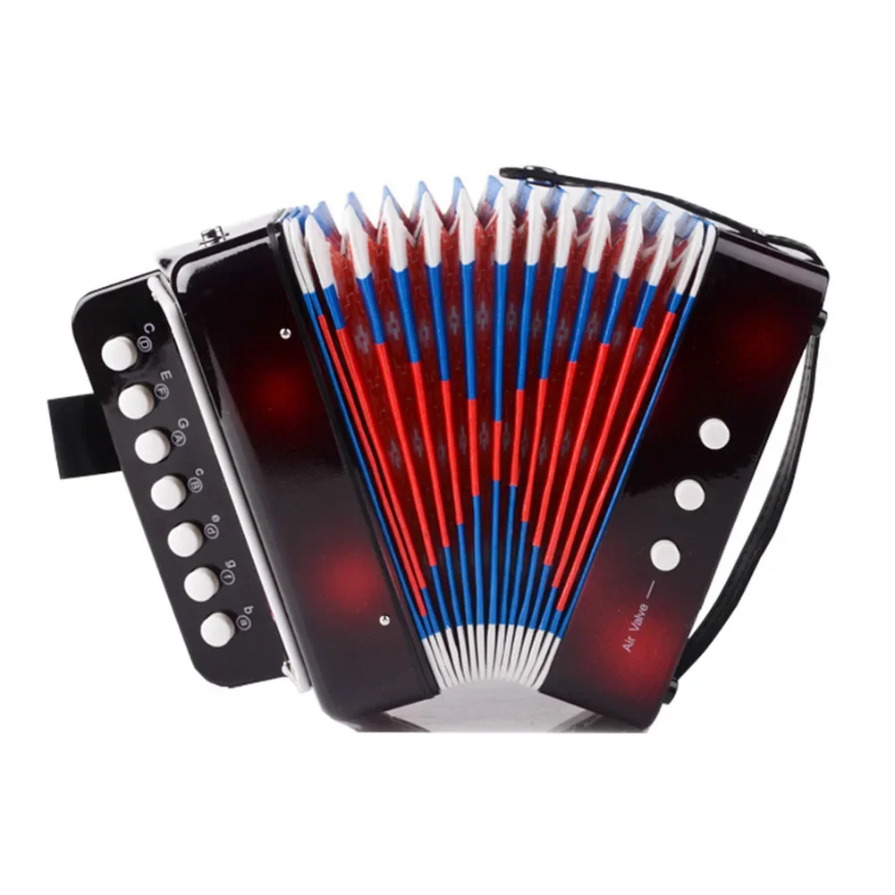 

Brand New Accordion Accordion 18*18*10cm Compact Experience Unlimited Fun Eye-key Coordination Beginners And Children