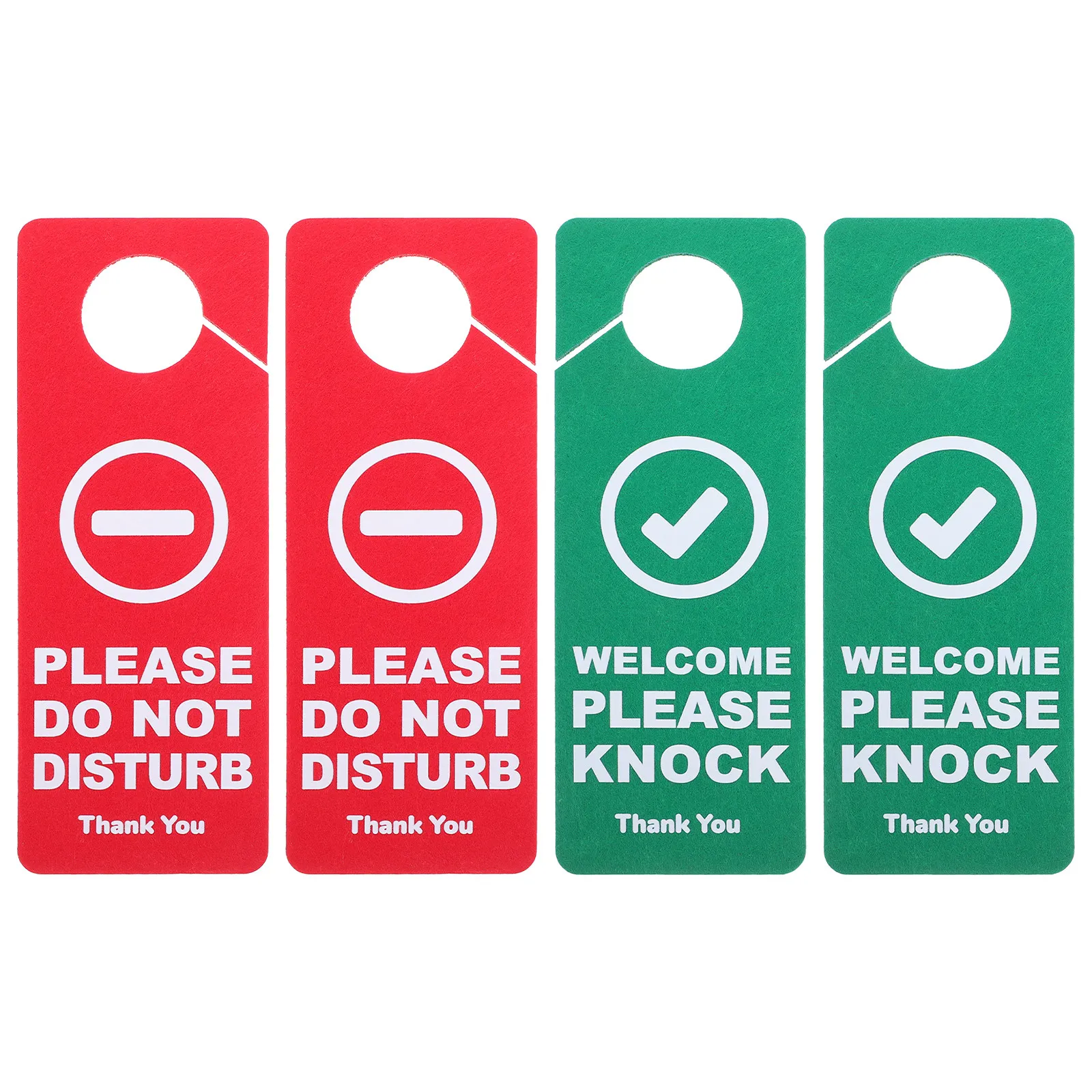 Leatherwork Classes - 4Pcs Felt Door Hanger Sign Do