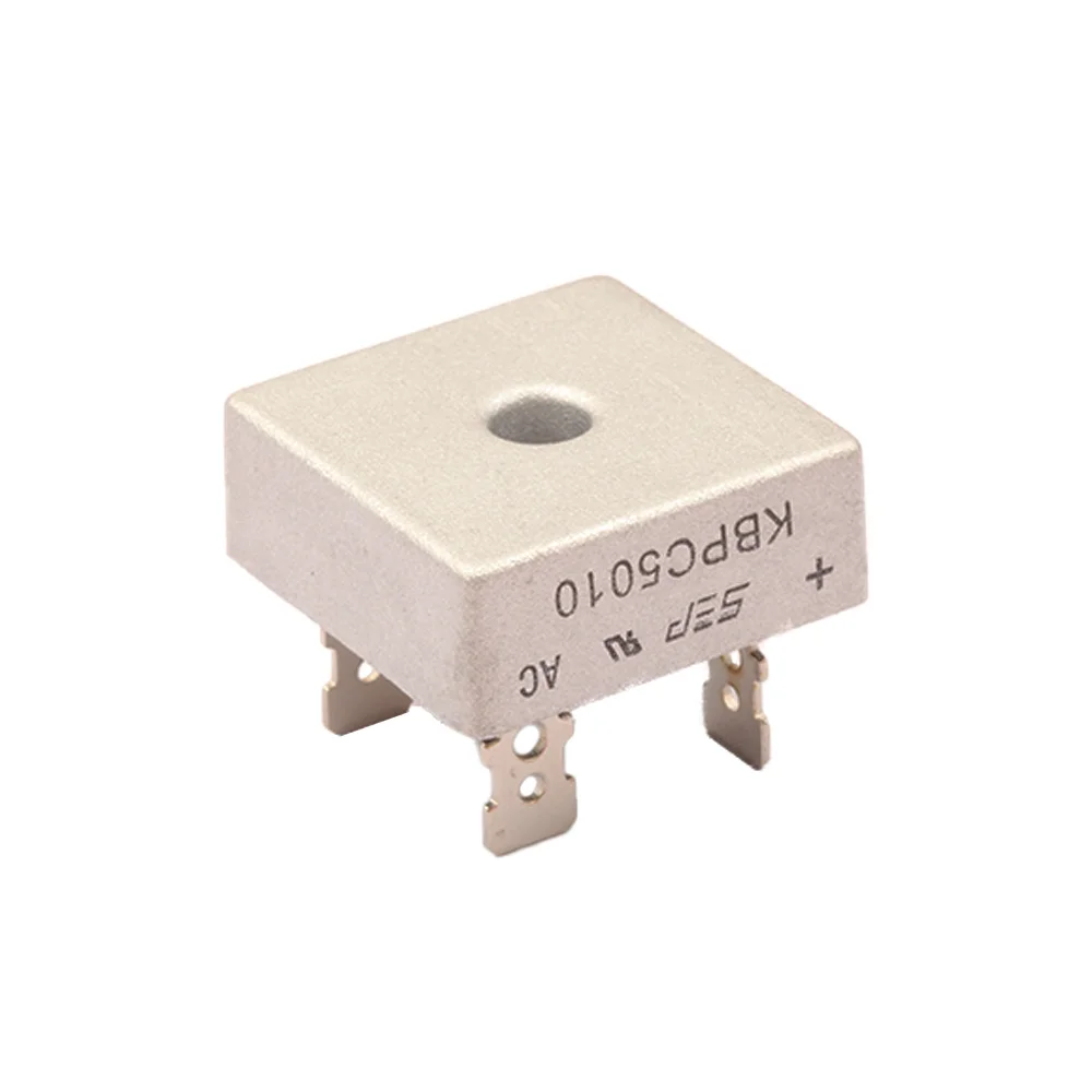 2 Teile/los KBPC5010 Single-phasen Diode Bridge Rectifier 50A 1000V KBPC 5010 Power Rectifier Diode Elektronische Komponenten