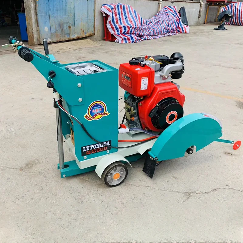 Hand Push 9KW Electric Road Cutting Machine for Aliexpress, High Quality Concrete Trench Cutter, Efficient Road Construction