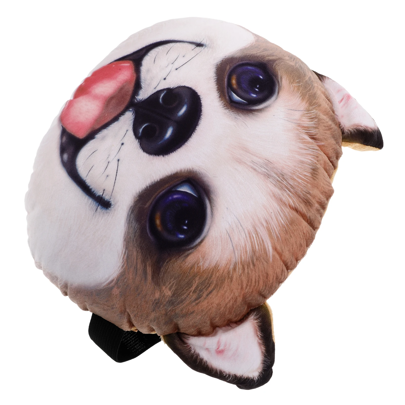 

3D Corgi Headrest Car Pillow Decor Neck Guard Accessory for Driving Polyester Cushion