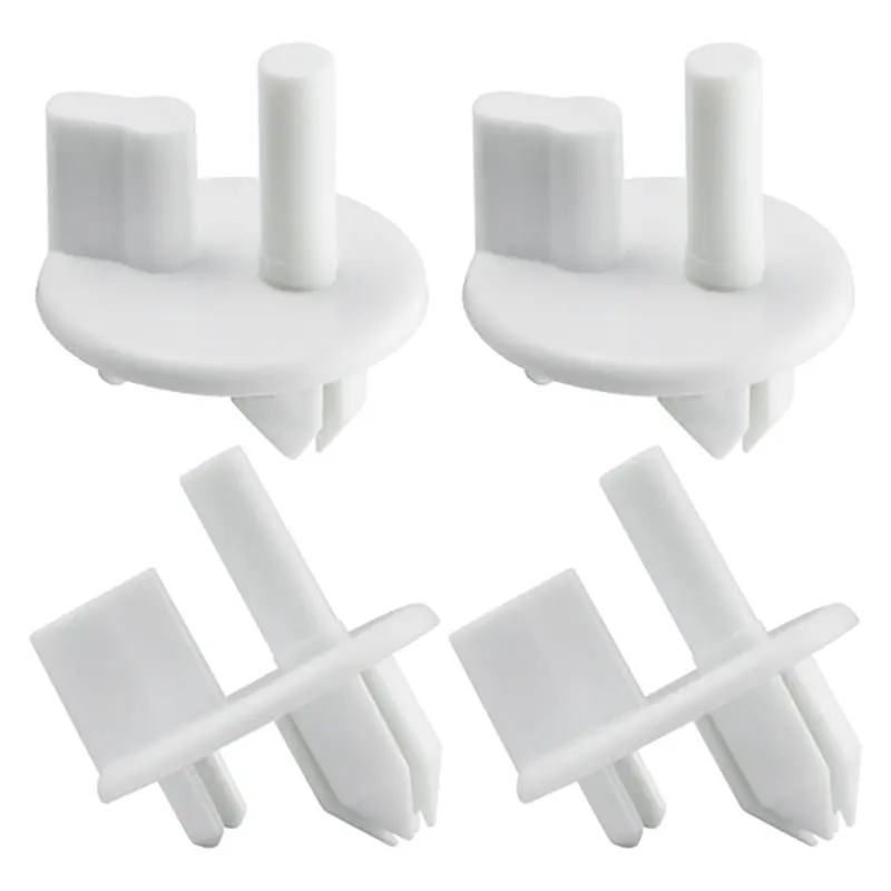 Clipes de suporte de prateleira M04K, pacote com 4, para refrigeradores Frigidaire - substitui os códigos de modelo 241993101, 1