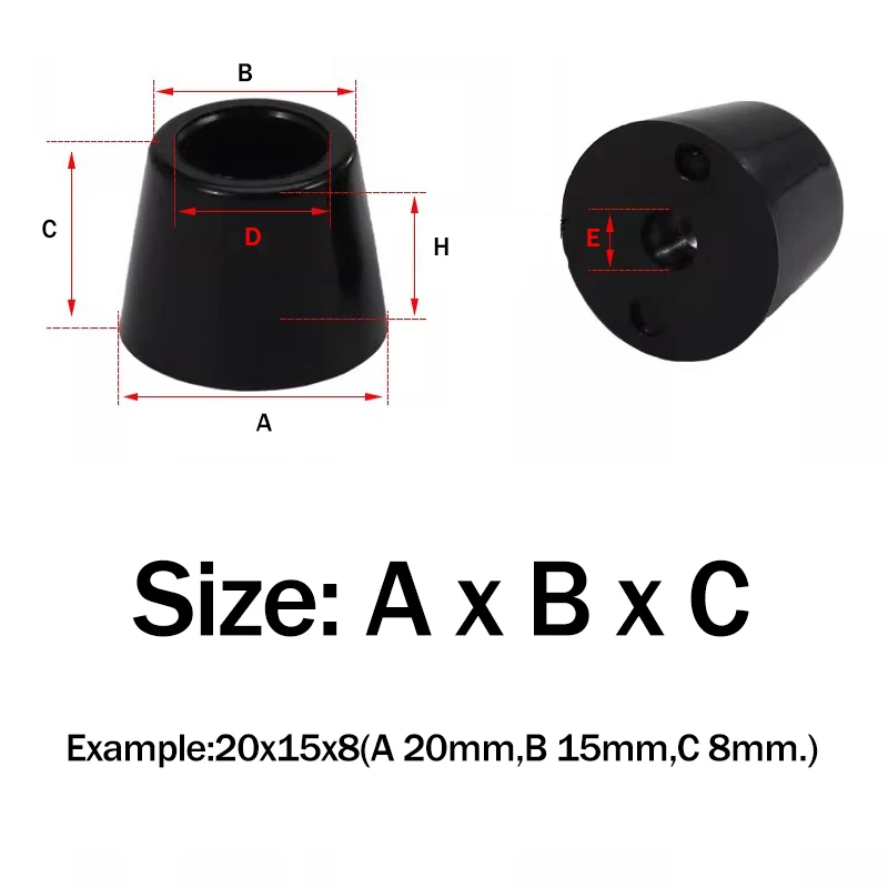Rubber Vibration Isolator Feet Shock Absorbing Pads For Furniture Speaker Washing Machine Non-Slip Floor Protector With Gasket