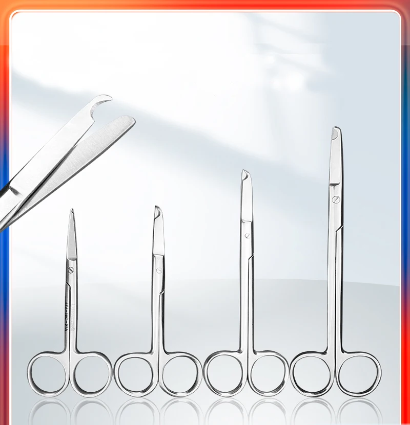 

Medical stainless steel thread removal scissors, crescent and double eyelid surgery, surgical plastic surgery tools, nurse threa