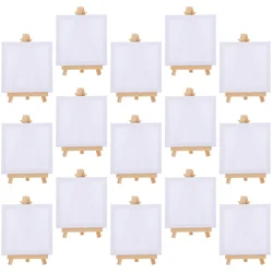 Mini Frame Canvas Holder Easel Wood Watercolor Painting and Stand Small Easels for Display Drawing Small Table Easel for School