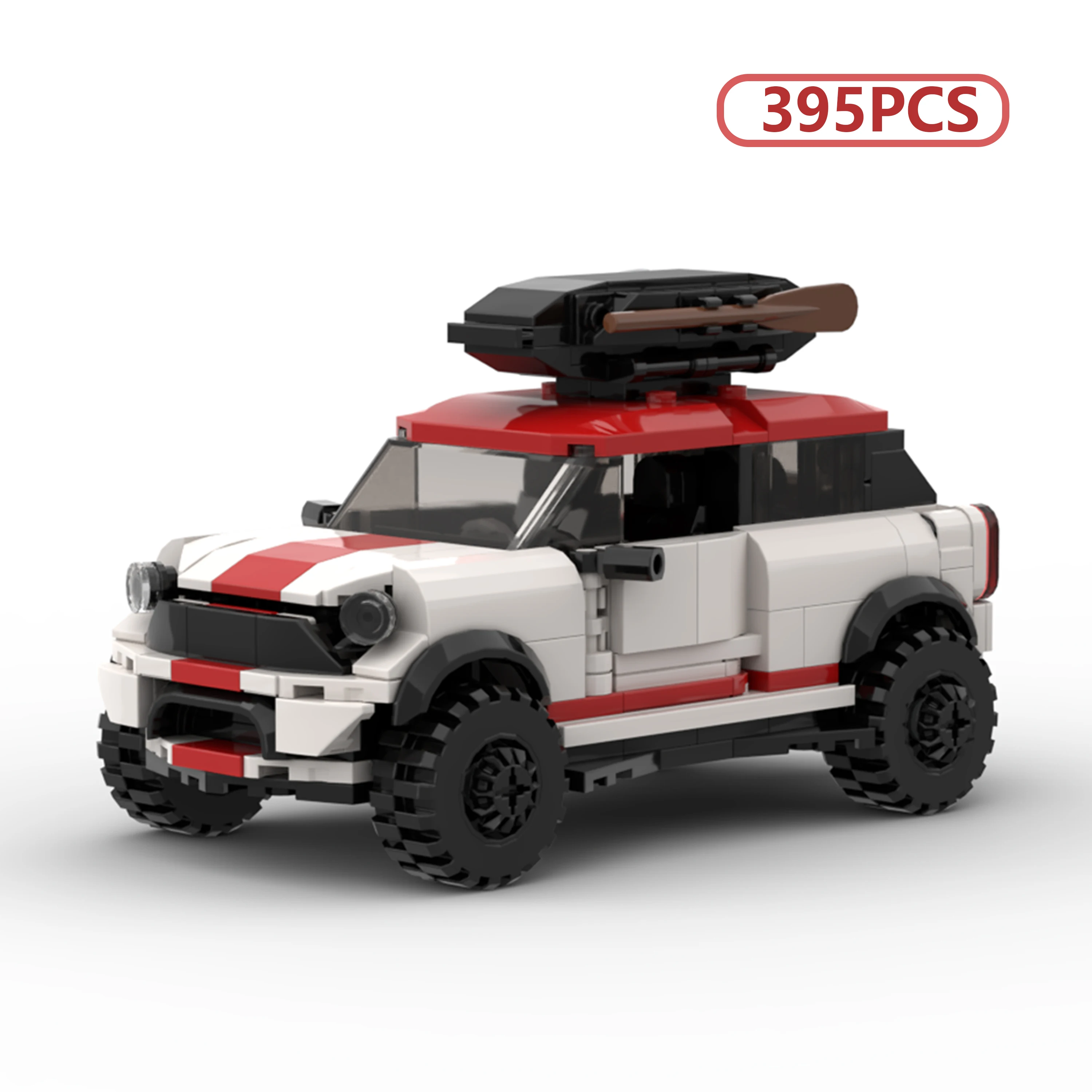 

MOC Compact Off-Road SUV Style 8-Stud Vehicle Building Blocks Model 131071 Creative Technique Bricks Educational Toy