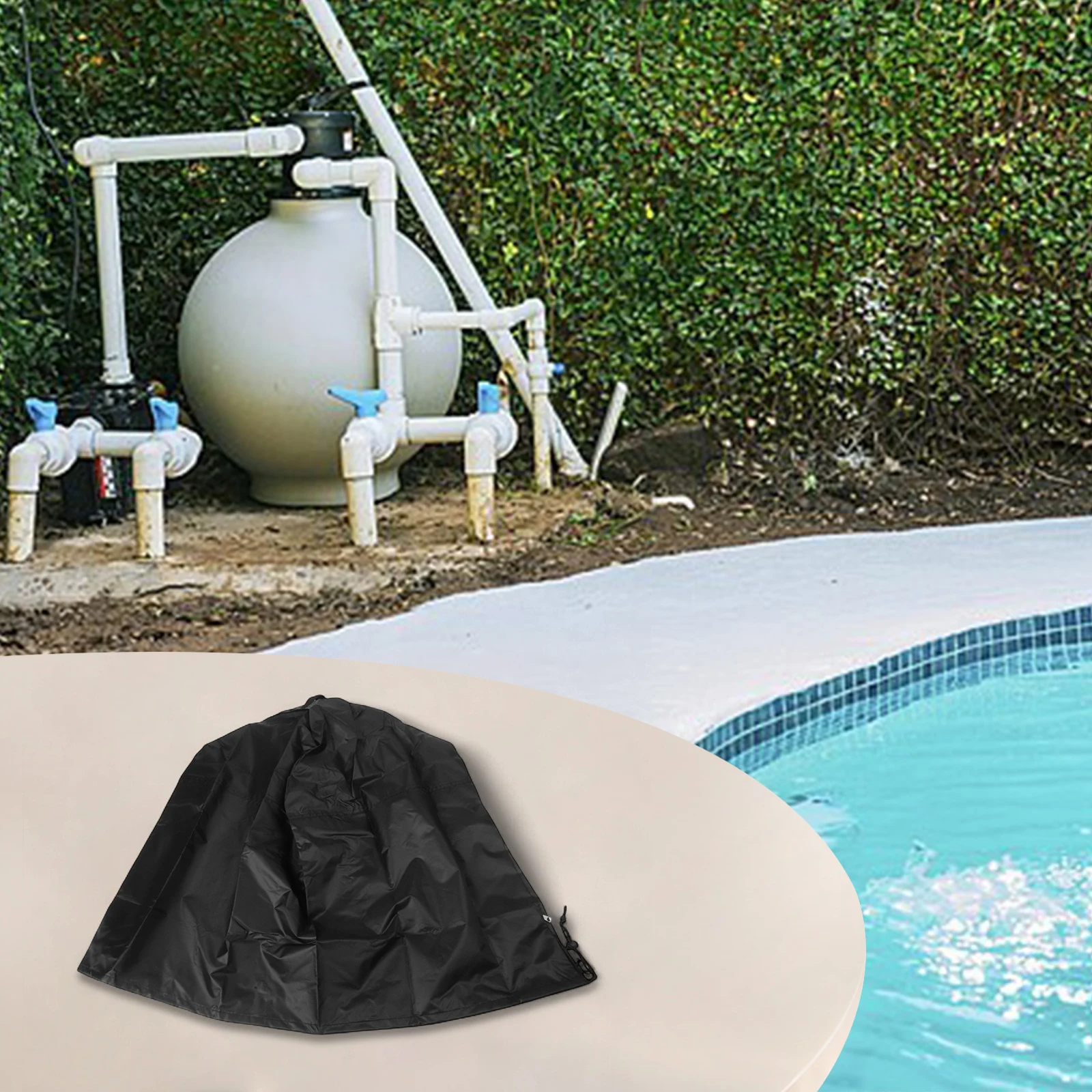 Waterproof Oxford Cloth Cover For Intex  For Clear Pool Pump Sand Filter Part Herramientas Power Tool Sets Multimeter