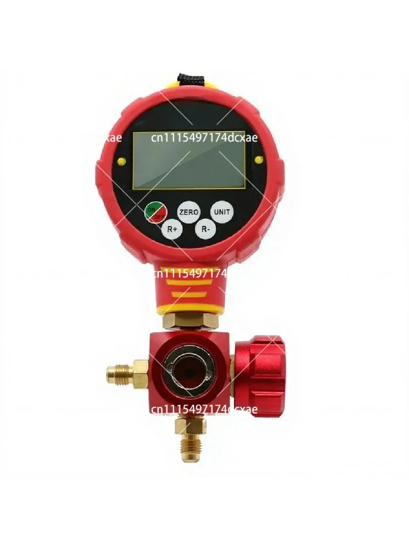 AC Refrigerant Pressure Gauge Digital Manifold Meter LCD Display HVAC Charging Tool