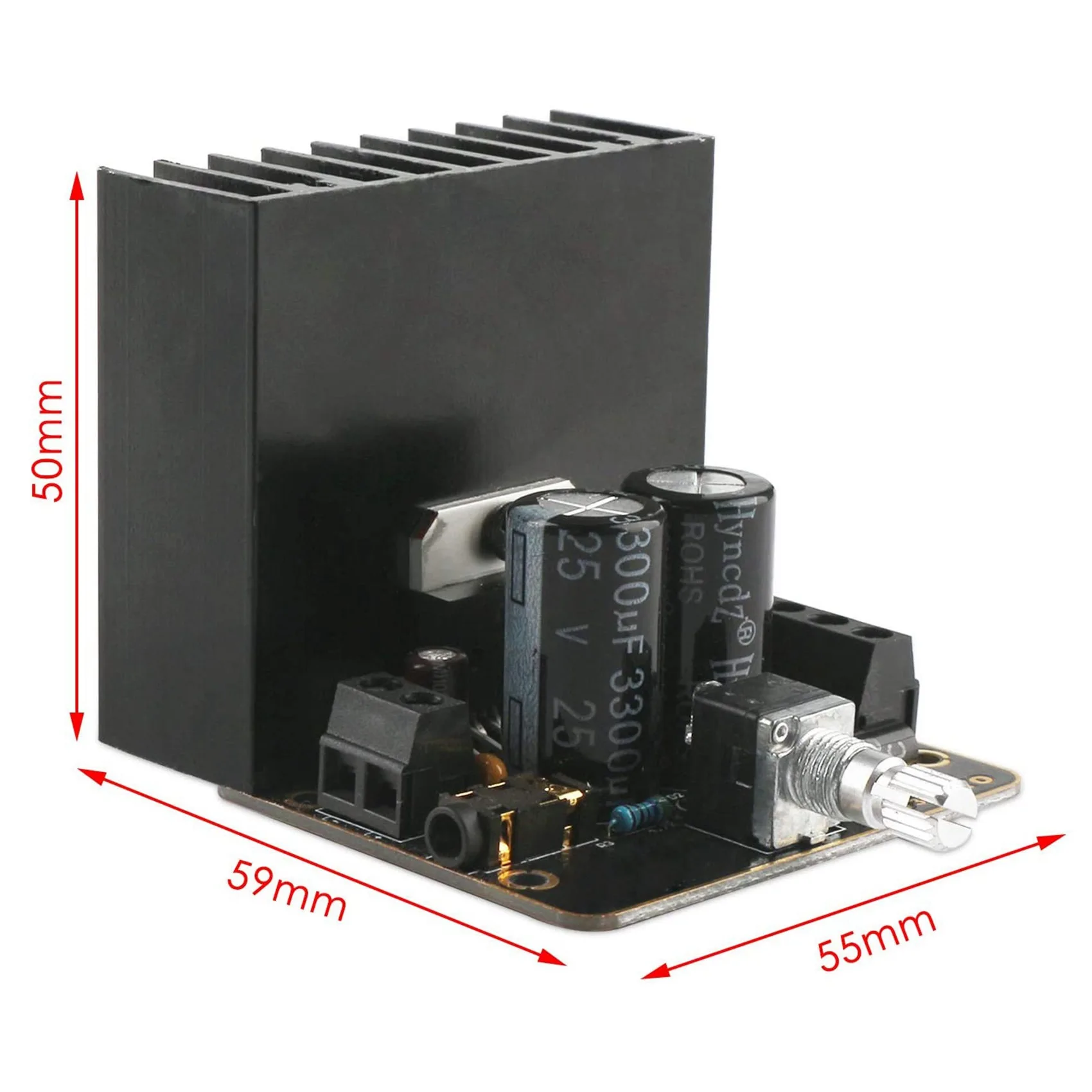 Power Amplifier Board,30W+30W Dual Channel 2.0 Audio Amplifier Kit Class AB DC 12V Digital Stereo Amp Module TDA7377&A22K