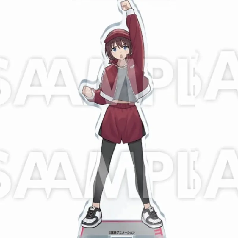 الفتيات الفرقة صرخة فتاة الفرقة الوقوف Iqinina Kagawaharamu Momolupa الاكريليك حامل سطح المكتب الديكور الرسوم المتحركة هدية الكريسماس