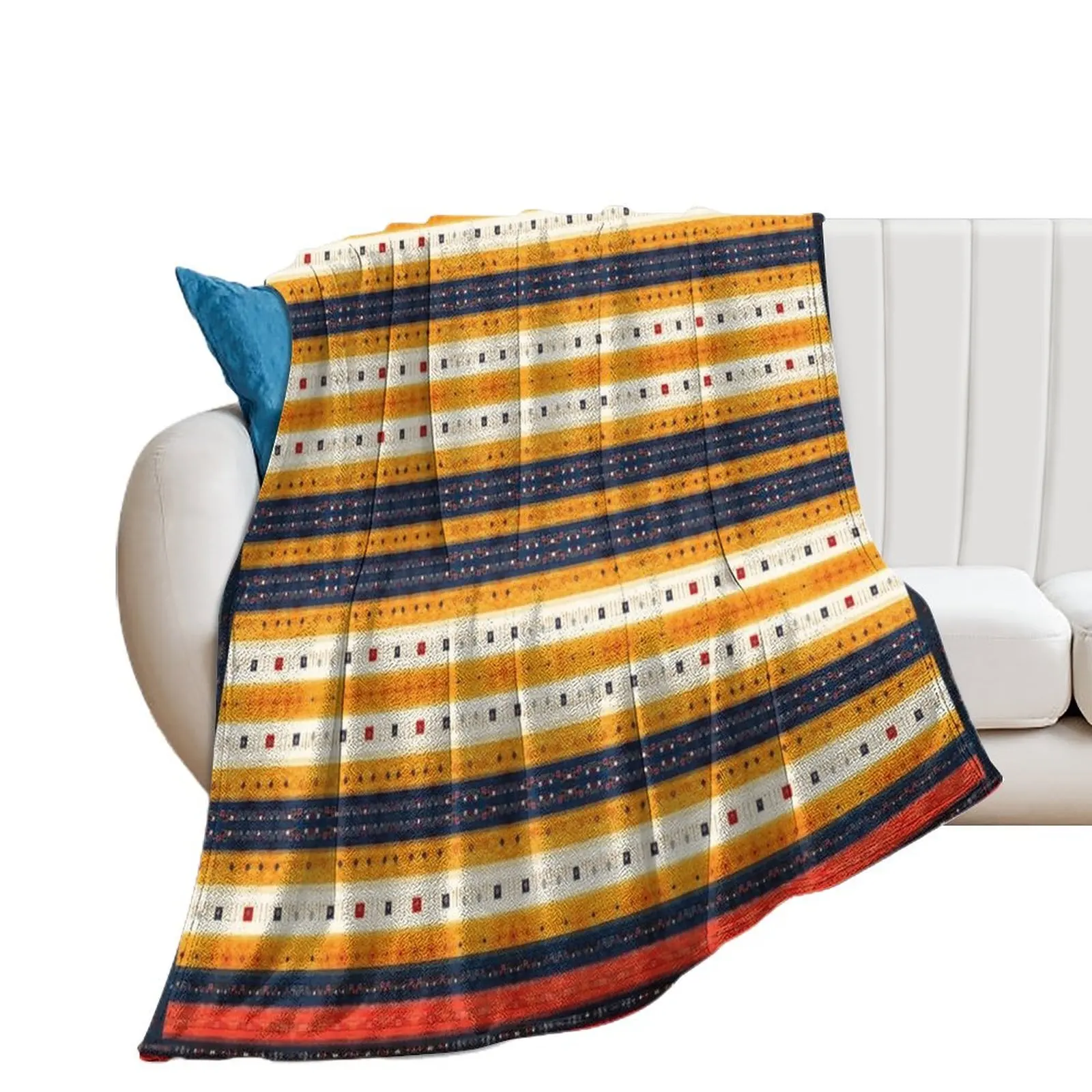 Heritage Traditional Bohemian Moroccan Fabric Autumn Fall Color Style Throw Blanket Giant Sofa funny gift Blankets