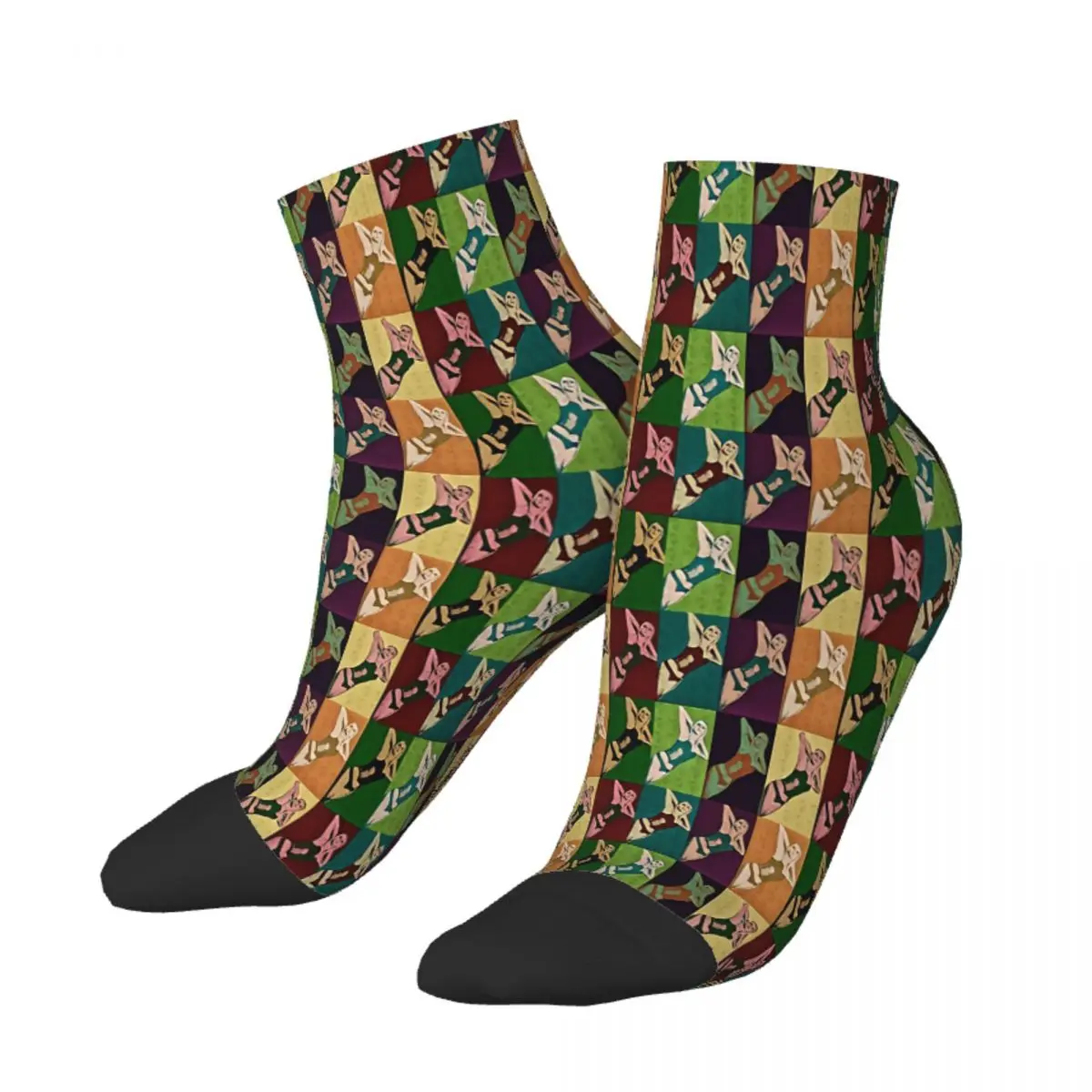 

Sexy Pop Art Ankle Socks Male Mens Women Spring Stockings Printed