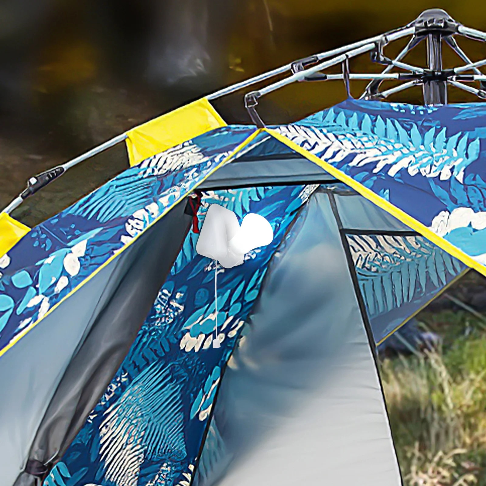 

LED Tent Light Portable Self Adhesive Wall Mount Lamp Easy Pull String on Off Cabinet Closet Light Bulb Adhesive Bulbs