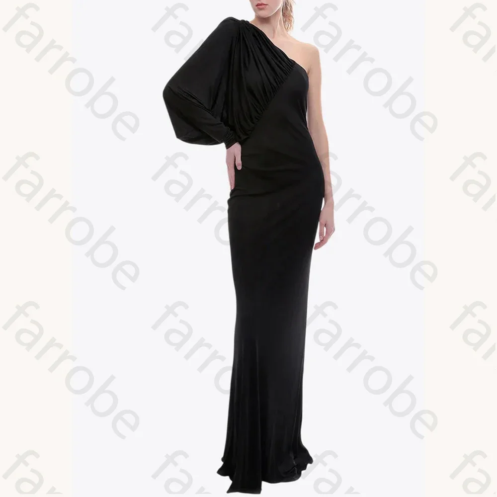 Элегантное драпированное платье макси на одно плечо по индивидуальному заказу, вечерние платья трапециевидной формы, торжественное изысканное платье высокого качества для выпускного вечера для женщин