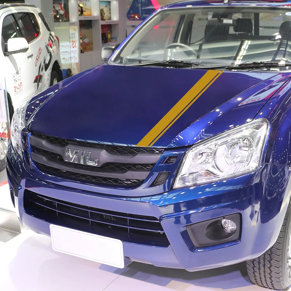 لاقط هود ملصق لنيسان فرونتير NP300 D40 D22 شاحنة الفينيل المشارب ديكور غطاء سيارة نمط ملصق مائي ضبط السيارات اكسسوارات #4