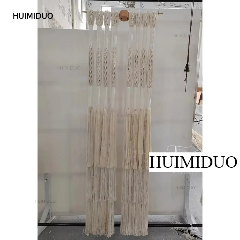 Large Macrame Wall Hanging Handmade Cotton Rope Woven Tassel Wall Art Boho Nordic Home Decor