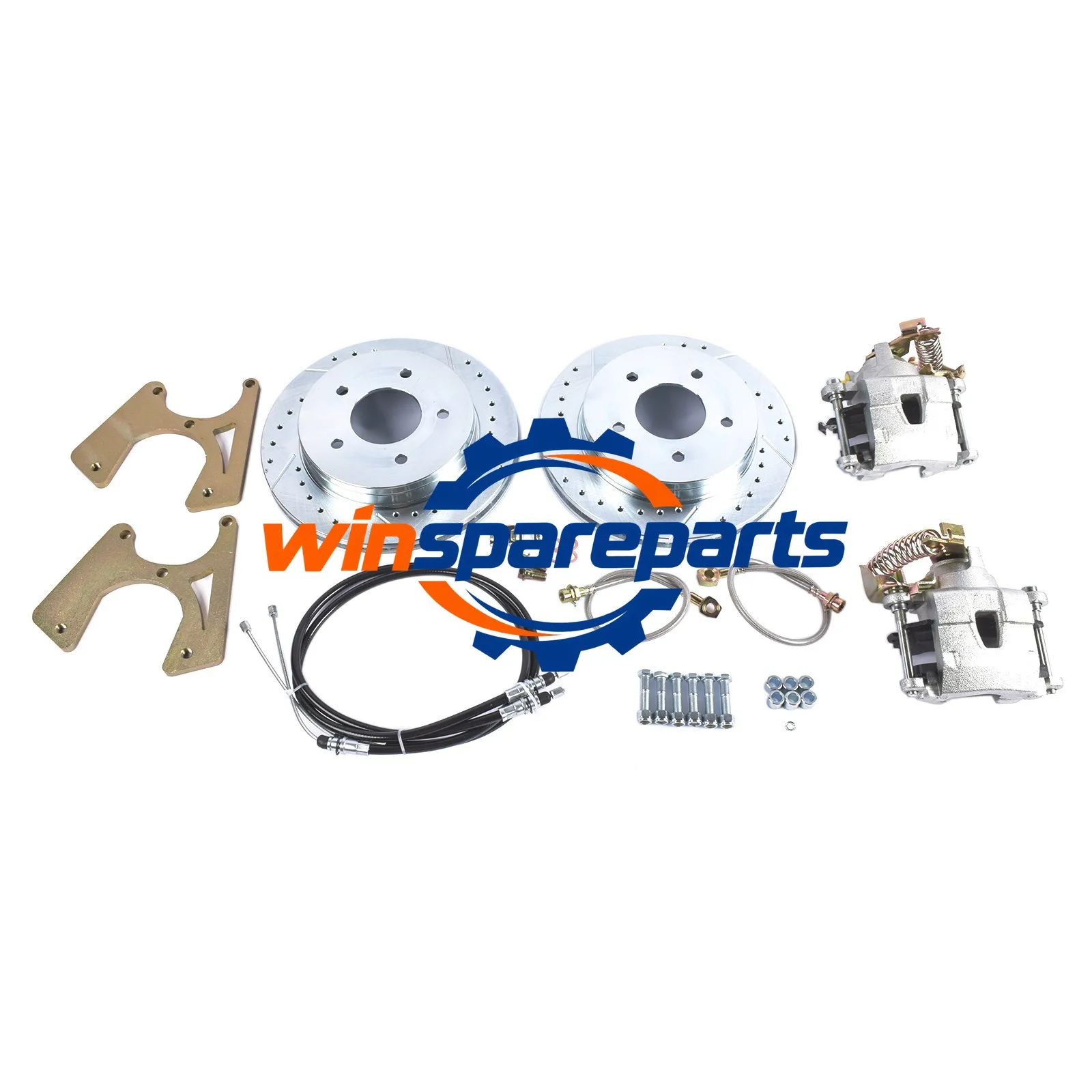 Rear Disc Brake Conversion W/ Standard 5 Lug Bolt Pattern For GMC K15 Chevy C10