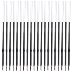 100pcs Black 0 7mm Press Type Ballpoint Pen Refills Gel Pen Writing Supplies Office Stationery Pens Pencils Pen Ink