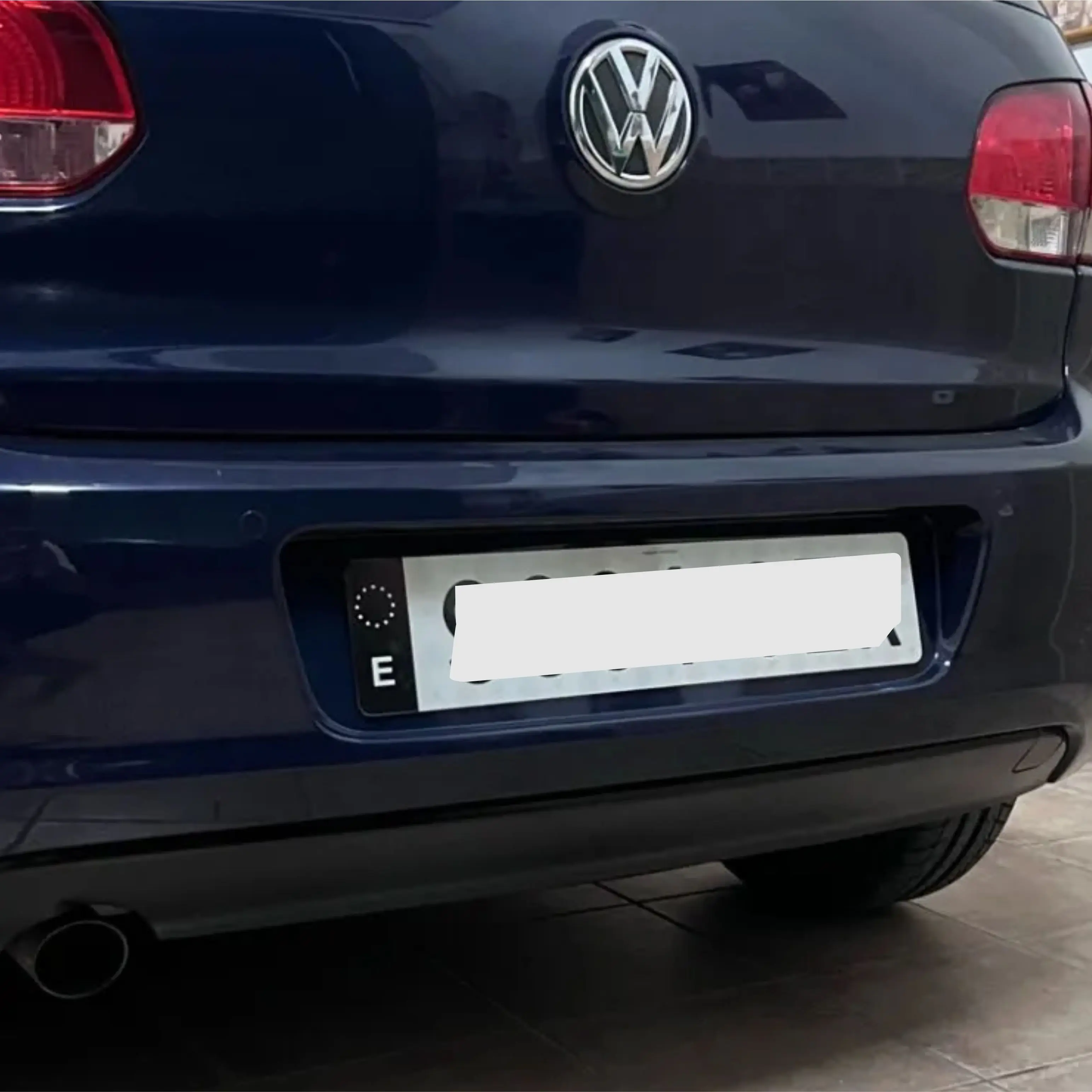 4 X Adhesive Vinyl Sticker Black + Silver Recorder - Car - Spain Eu and European Union Black Sticker Plate - Tunning