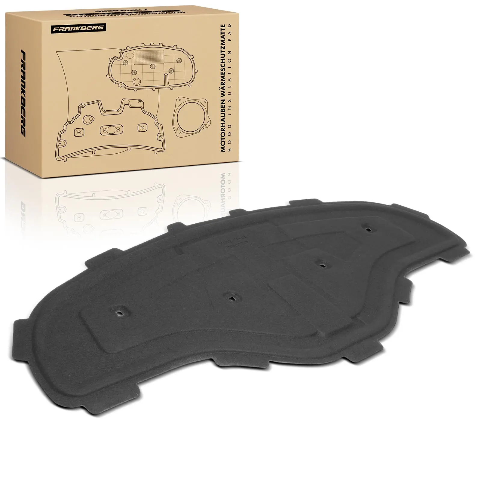 Frankberg 1x Isolatiemat Motorkap Isolatie Motorkap voor Audi A7 Quattro 4G8 3.0L 4.0L 2012-2018 4G8863825