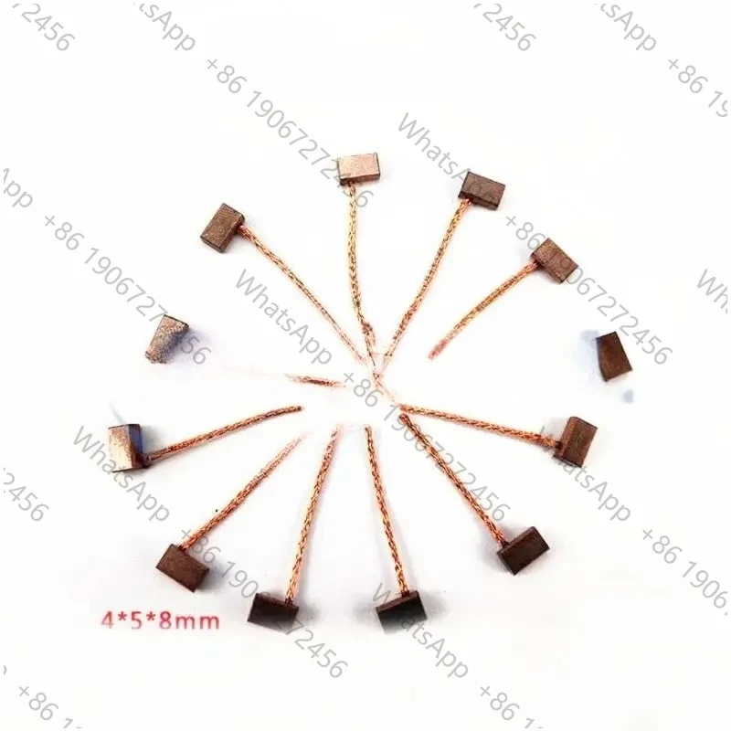 10Pcs Car Truck Vehicle Automobile Window Windscreen Wiper Glass Lifter Micro Motor 4x5x8mm Carbon Brushes