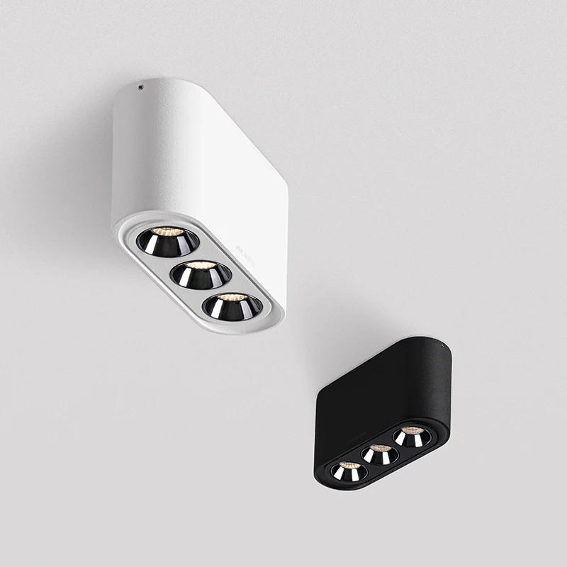 Aisilan LED Ceilling Spotlight Surface Mounted Lighting Fixtures Living Room 12W COB Chip Spotlight