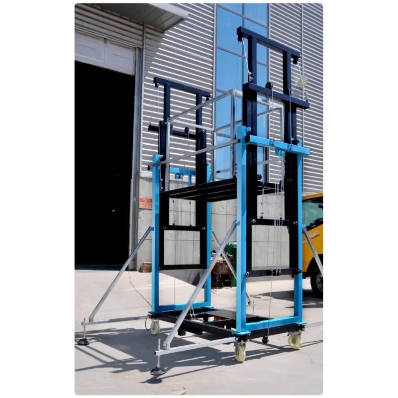 Electric lifting scaffolding automatic lifting platform remote control mobile