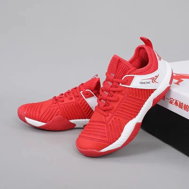 New Men's and Women's Competitive Fencing Shoes Comfortable and Non-slip Sports Shoes Special Wear-resistant Training Shoes