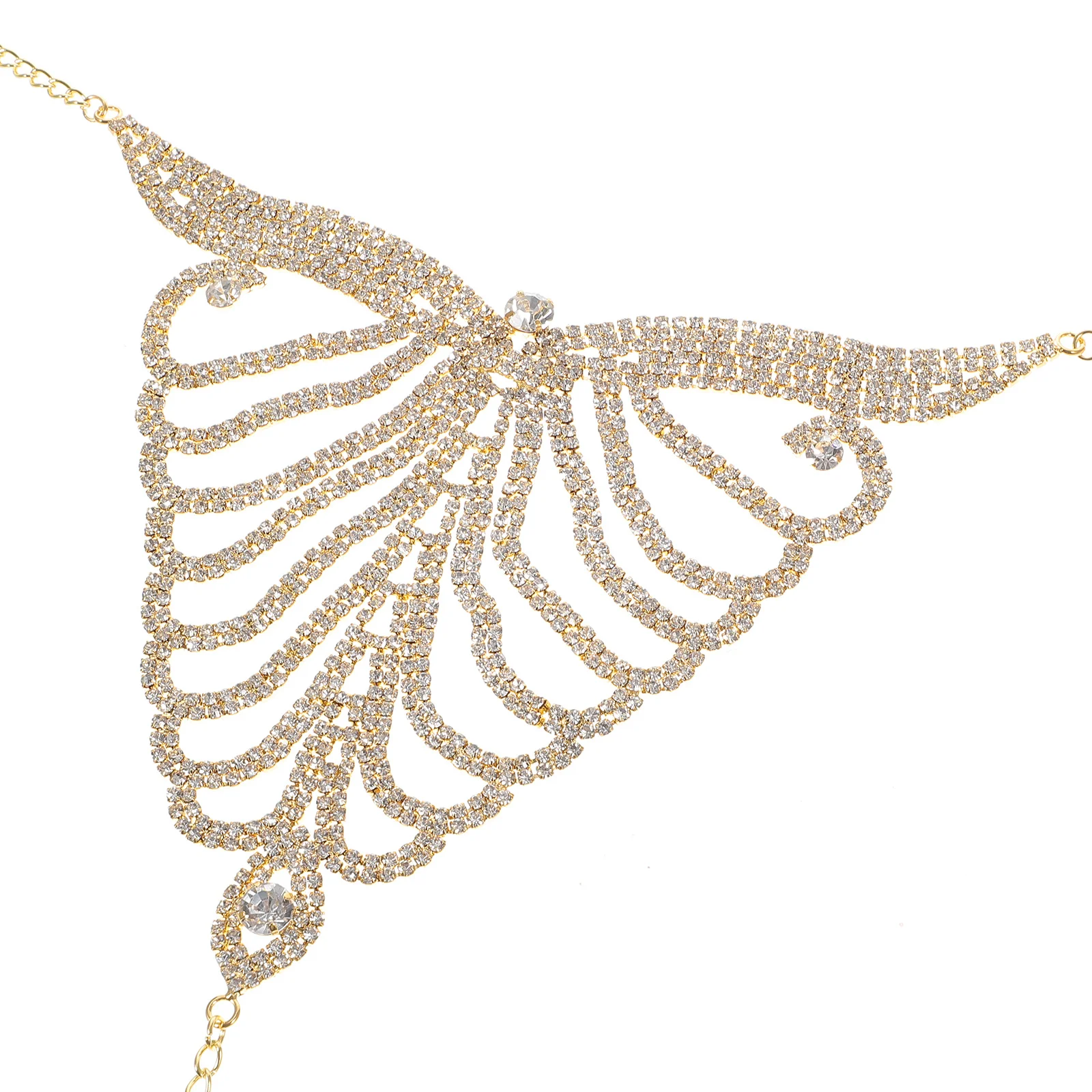 

1 комплект, регулируемая цепочка со стразами на талии, украшения для тела для ночного клуба, пляжная вечеринка для женщин, трусики со стразами, цепочка-стринги