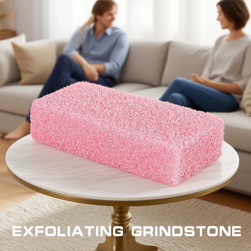 Exfoliate Feet Pedicure Handle Pumice Stone Scraper Foot File Dead Hard Rough Dry Skin Scrub Callus Remover Manual Cracked Heel