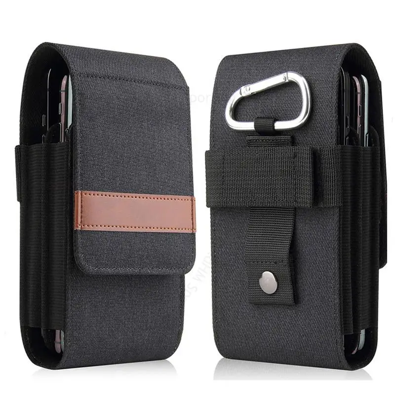 

Fundas Universal Oxford Cloth Phone Pouch For Tecno Pop 5S 5X 5 Pro Neo 5C F2 Lite 4 3 Pro Wallet Flip Case Belt Clip Waist Bag