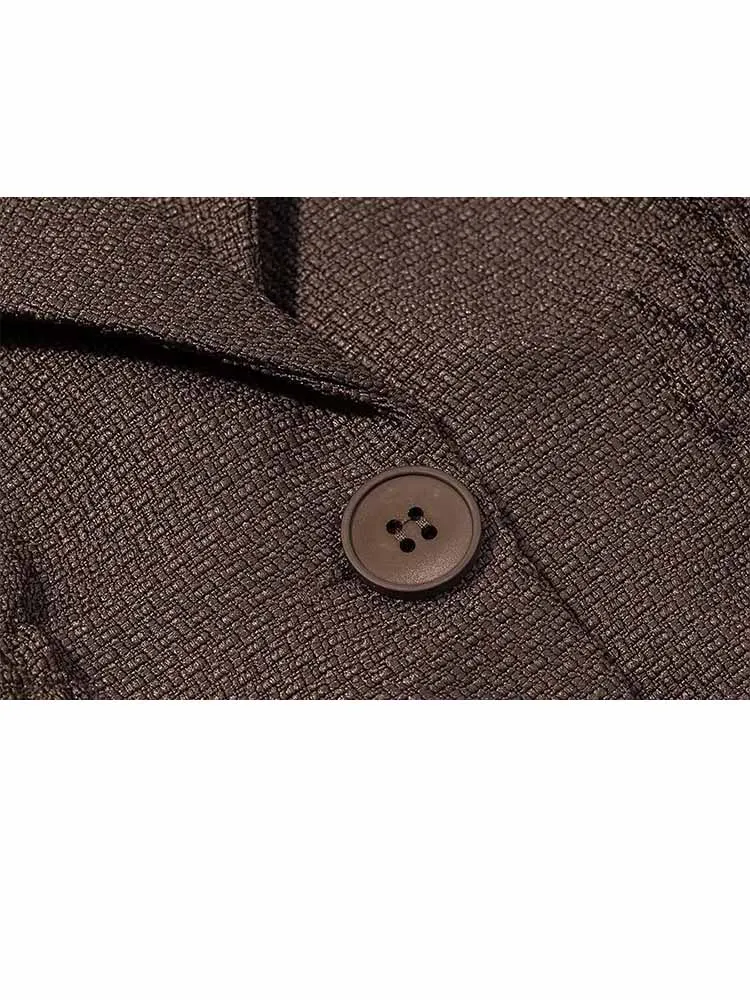 

HH New Woman Early Spring Fashion Long Sleeves Lapel Tighten The Waist Blazer Female Casual Commuting Street Style Jacket