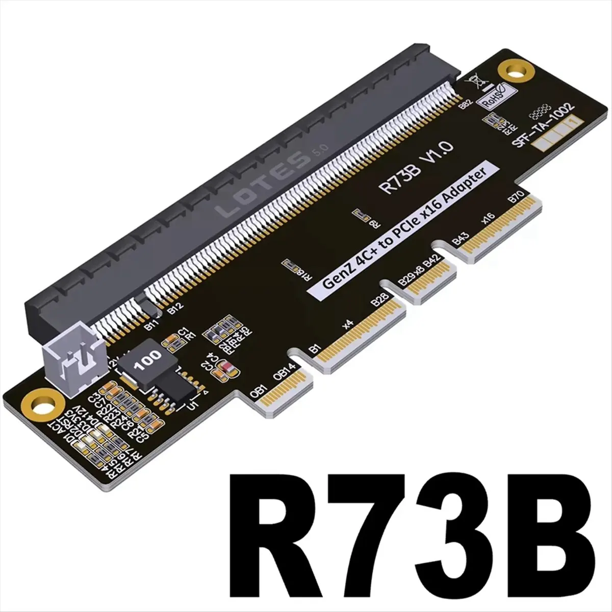 Super Sale EDSFF 4C+ to PCIe5.0 X16 Adapter Card Gen-Z 4C+ to PCIe X16 Adapter Card Support Gen5 PCI-E 5.0 512Gbps