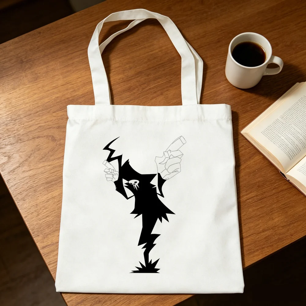 Soul Eater tote bag grocery shoulder torba na zakupy personnalisable foldable femme