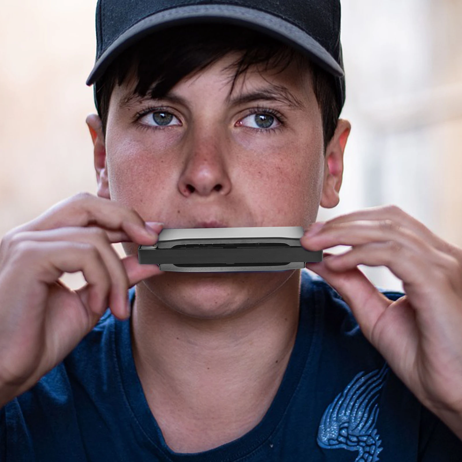 

Professional Harmonica For Beginners Students Musicians Black High Quality Responsive Durable Exquisite Airtight Full