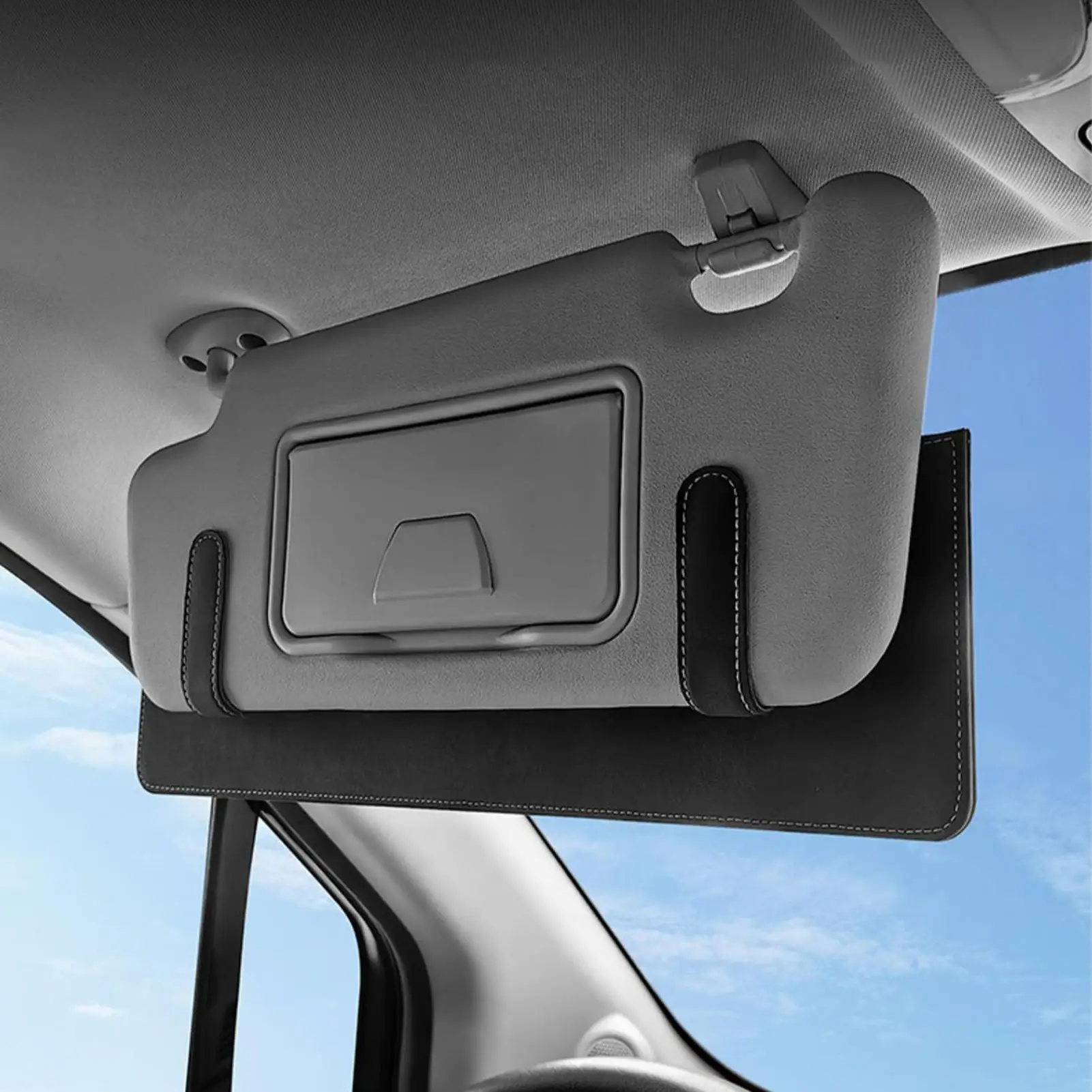 Car Sun Visor Extender Anti Glare Polarized Automotive Interior Sun Protection Accessory For Windshield Safer Driving