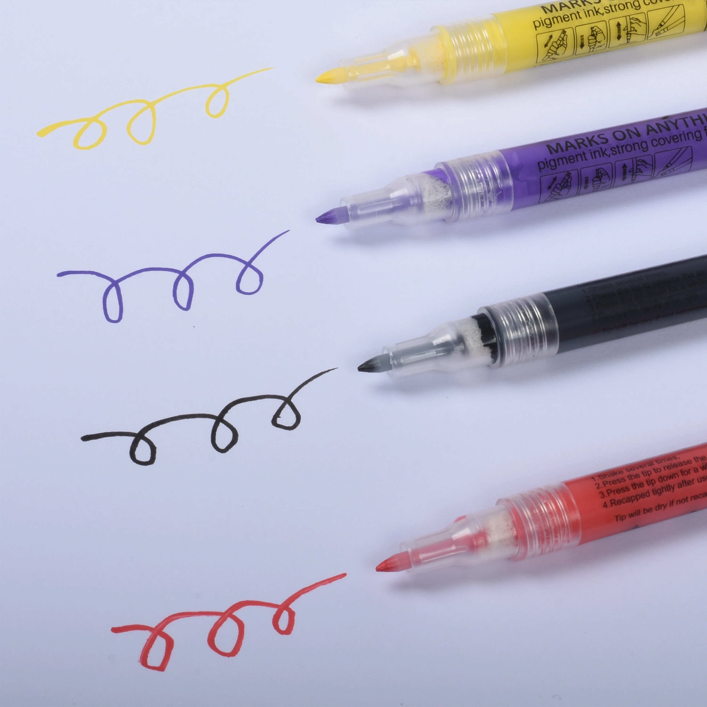 Golf Club Color Changing Pen 0.7mm Acrylic Marker Waterproof Sunproof Strong Coverage DIY Golf Accessories Multi Color Set