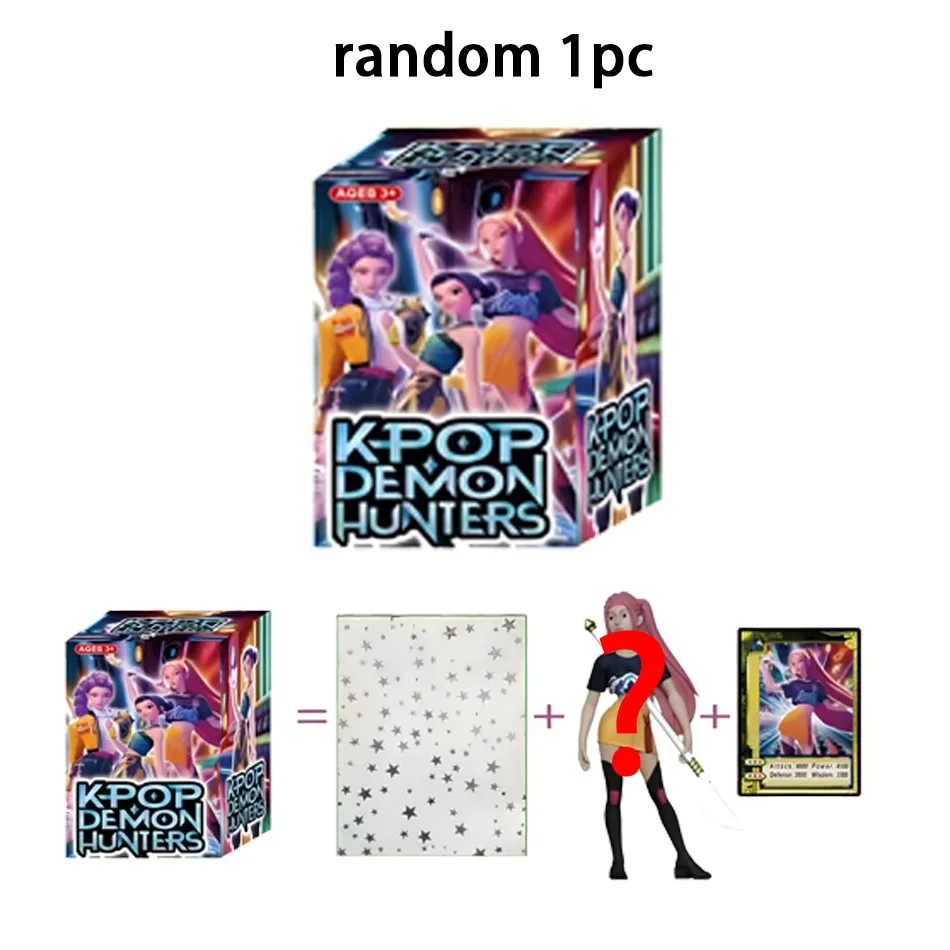 Anime Kpop Demon Hunters verzamelfiguur speelgoed - desktop decoratiemodel voor fans geanimeerde tekeningen gaming randapparatuur