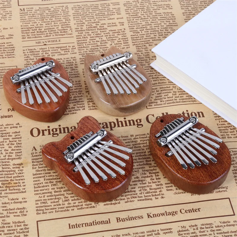 

1Pc Thumb Piano 8 Key Mini Kalimba Exquisite Finger Piano Portable Marimba Musical Instrument Thumbs Pianoes Gift