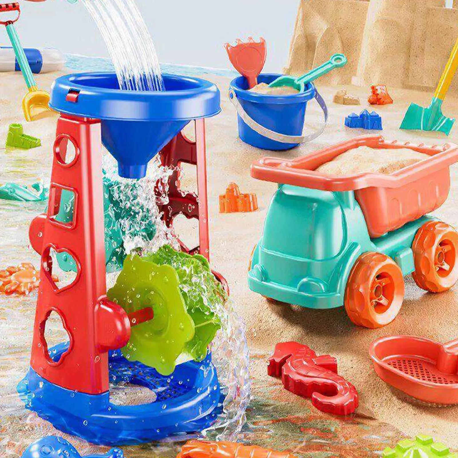 beach-sand-toys-outdoor-sand-game-children's-beach-toys-for-kids-girls-boys-ages-3-10-summer-travel-vacation-resort-seaside