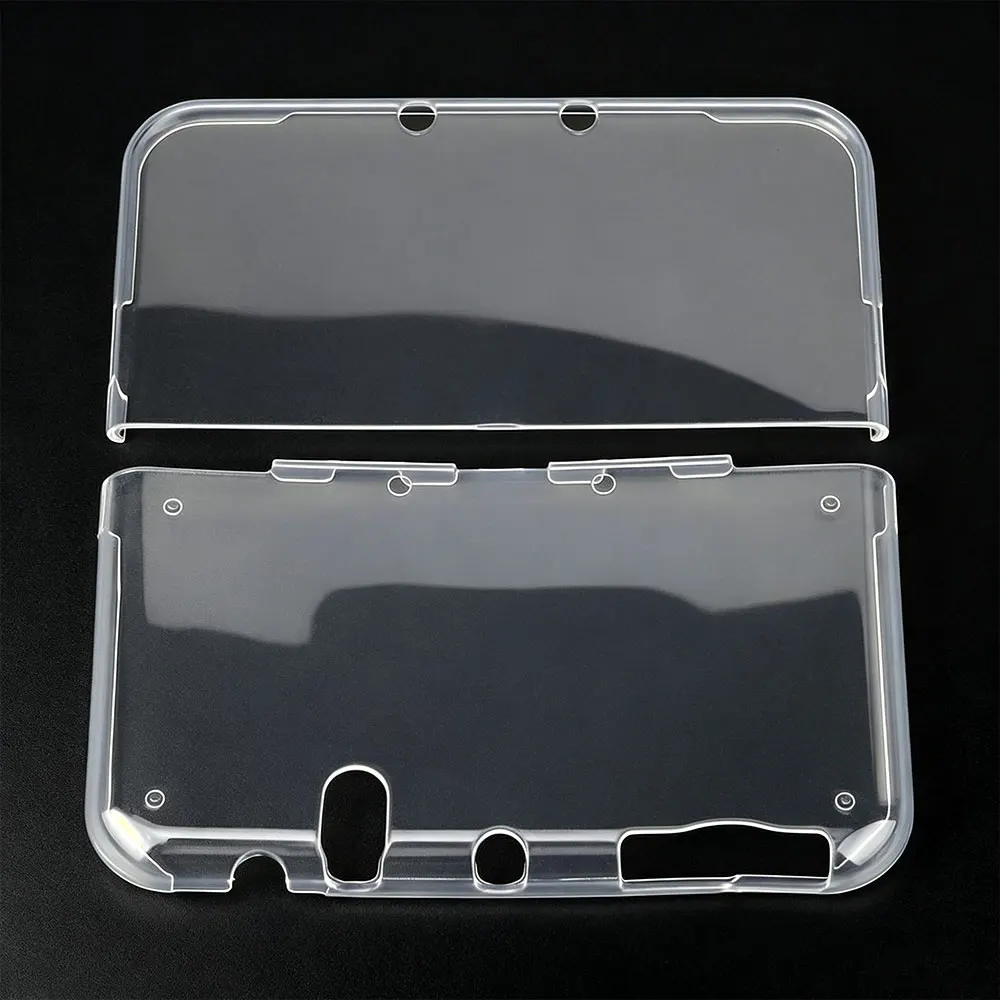 Transparente schwarze/klare TPU-Silikonhülle für NEW 3DS XL LL/NEW 3DS XL, weiche, transparente Schutzhülle, Zubehör für Spielekonsolen. – Detail 13