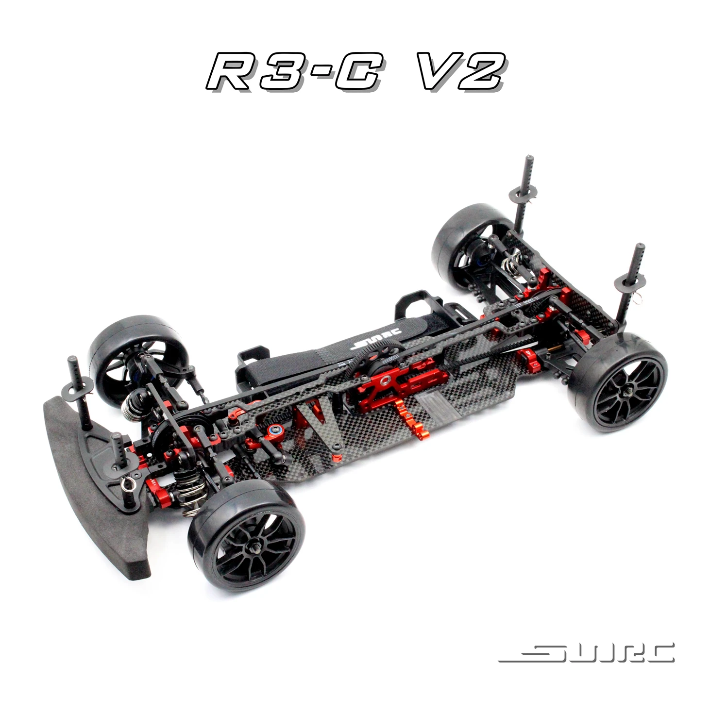 SNRC 120022 R3-C V2   R3-CR V2   1 / 10 1:10 RC CAR RC MODEL standard carbon fiber center electric house frame 4WD