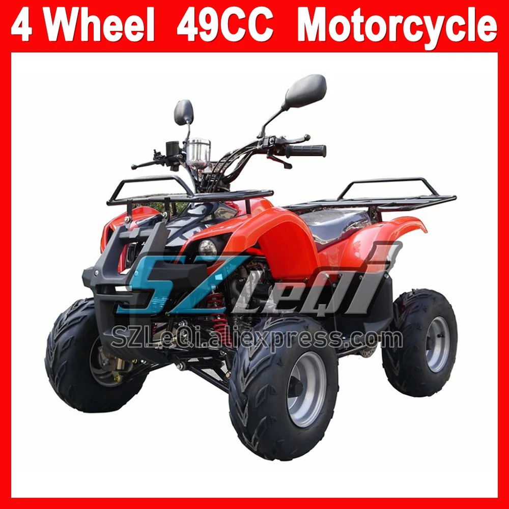 2 Stroke 49CC ATV OFF-road Gasoline Motorcycle Racing MOTO Dirt Bike 4 Wheels Motorbike For Adult Child Boy Girl Birthday Gifts