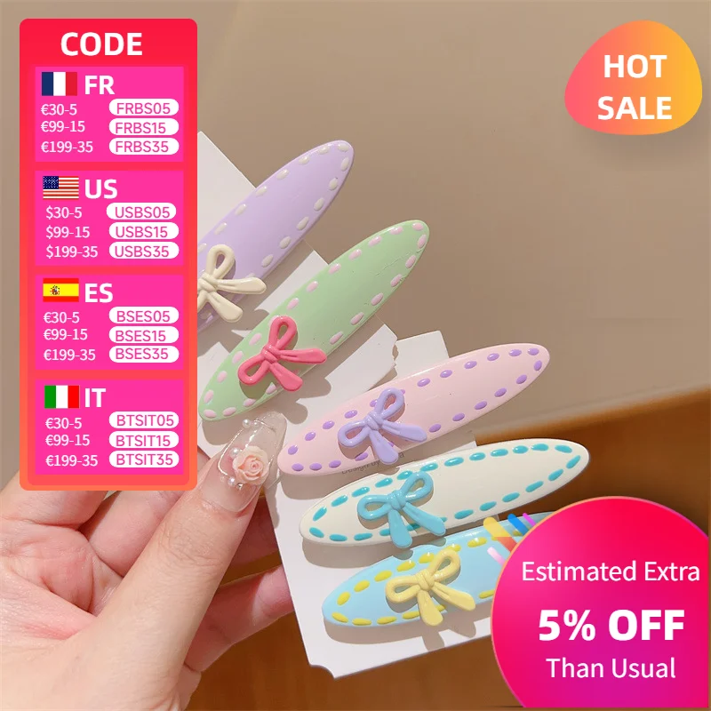 

2025 Trendy Bow Hair Clip for Women Polka Dot Side Hairpin Elegant Stylish Hair Accessories Girls Accessories Hair Stick