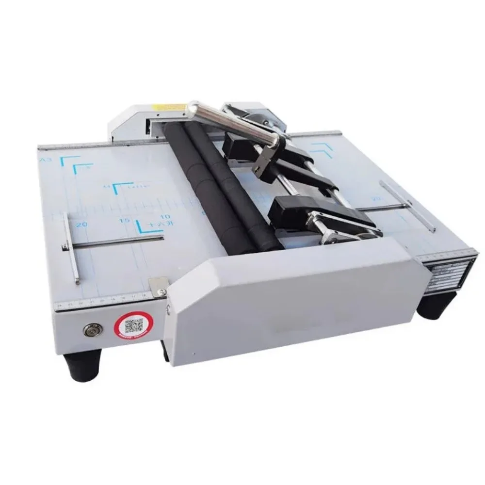 Stitching Folding Machine A3 Electric Automatic Nailing Folding All-in-one Machine Saddle Stitching Flat Nail Folding Binding